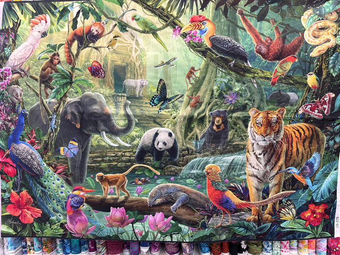 SALE- Carlie Edwards Tropical Jungle Panel DV6009 $15.00!