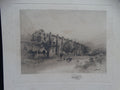 San Gabriel Mission Etching