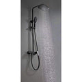 Shower Mixer Combination Round - Black