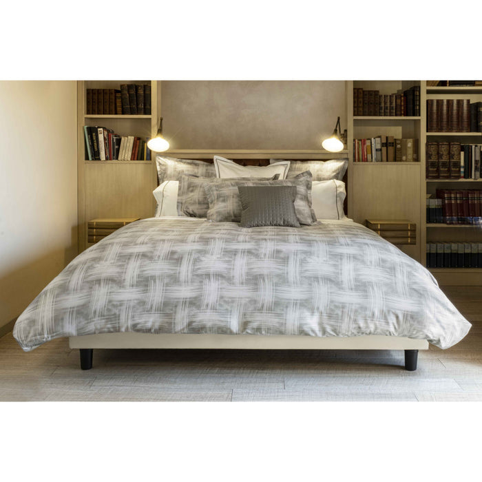 Signoria Graffiti 310tc Sateen Bed Linens - Grey Bed