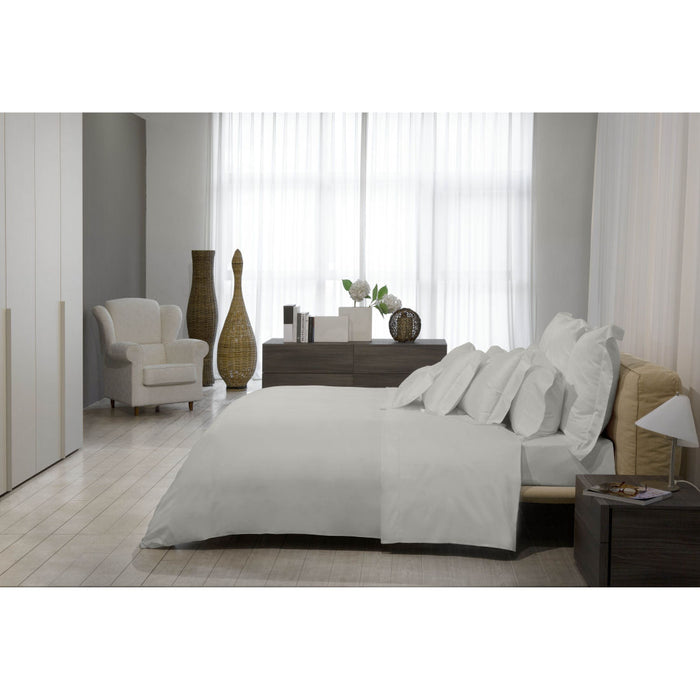 Signoria Nuvola Percale Bed Linens - Pearl