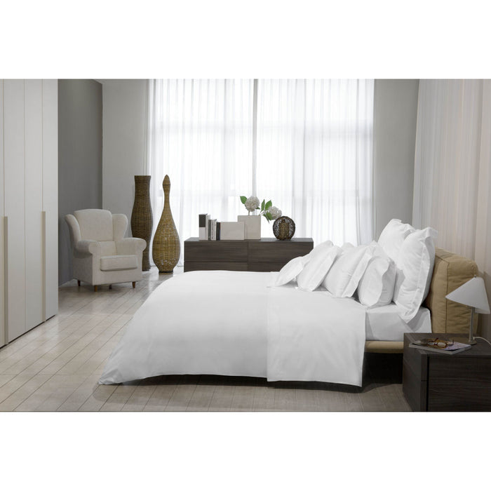 Signoria Nuvola Percale Bed Linens - White