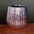 Silver Ceramic Planter  Plant Pot