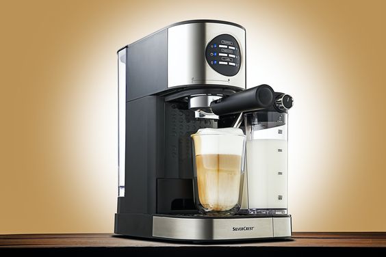 SILVERCREST Espresso Machine with Milk Frother