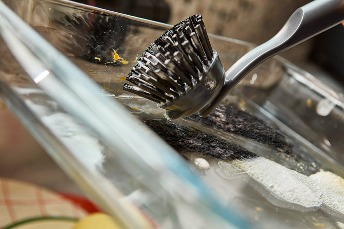 [half-width] SinkTech Washing-Up Brush & Sponge Set with Steel Stand