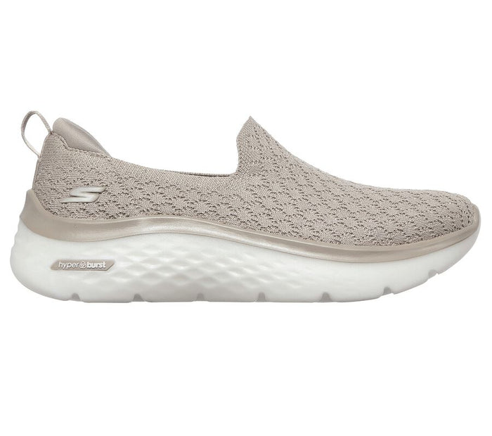 Skechers GOwalk Hyper Burst – Glimmer Hope Taupe