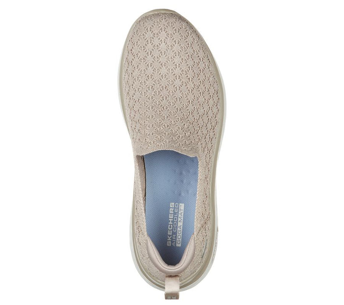 Skechers GOwalk Hyper Burst – Glimmer Hope Taupe