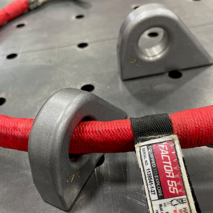 Soft Shackle Weld On D-Ring/Shackle Mounts - Offset