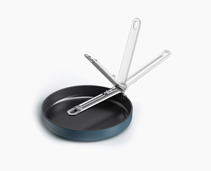[hidden] Space™ 24cm Non-stick Blue Frying Pan - 45041 - Image 1