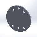 Spare Tire Carrier Wheel Mount Plate
