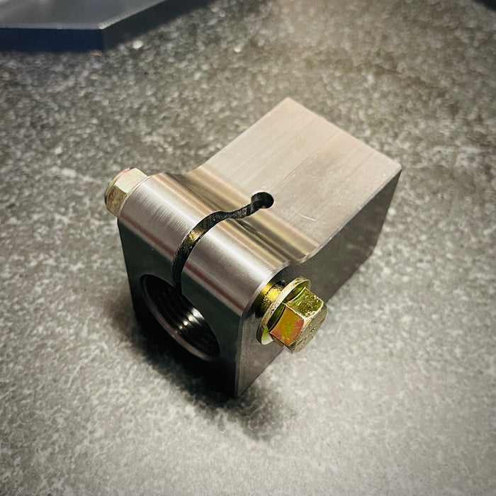 Square Pinch Bung for 1-1/4" Rod End (Heim Joint)
