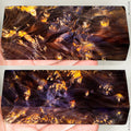 Stabilized box elder burl wood block
