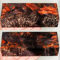 Stabilized box elder burl wood block