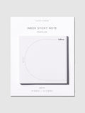 Inbox Sticky Notes, Arch, Cloth and Paper. Sticky notes on their backing against a neutral background.