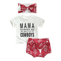 Summer Toddler Newborn Baby Girls Clothes Sets 0-18M Cotton Letter Print