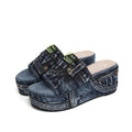 Summer Women Sandals Denim Thick Bottom - myfunfarm