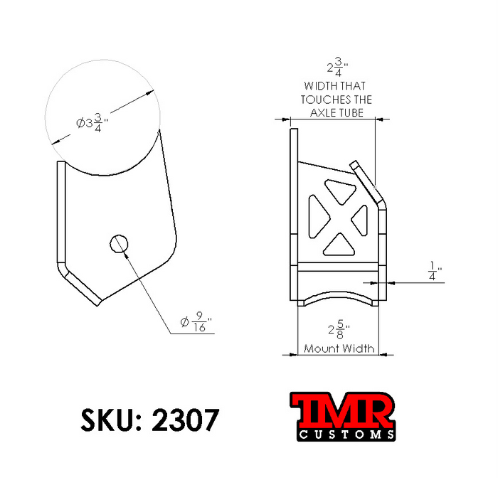 Super Duty Dana 60 Lower Link Brackets