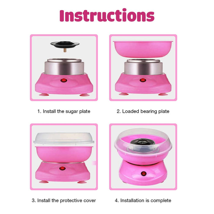 SweetSnax™️ Mini Cotton Candy Machine