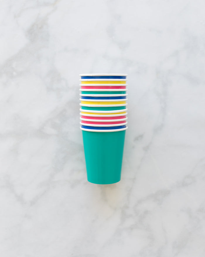 Talking Tables - Bright Cups - pack of 12