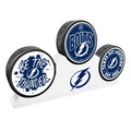 Tampa Bay Lightning - 3 Puck Podium Set