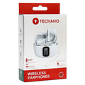 Techano U15 Pro True Wireless In-Ear Headphones - White