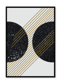 Minimalist poster by Opposite Wall with graphical and abstract Telescopic design
