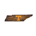 Tennessee Volunteers Distressed 24"" x 24"" State Wall Art"