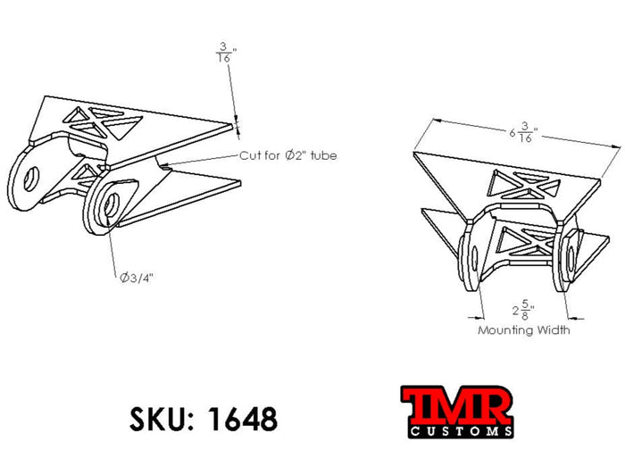 THE ARCHETYPE Chassis Side Front Lower Link Brackets