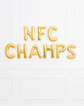 The Big Game - AFC/NFC Champs 16in Foil Letters Set