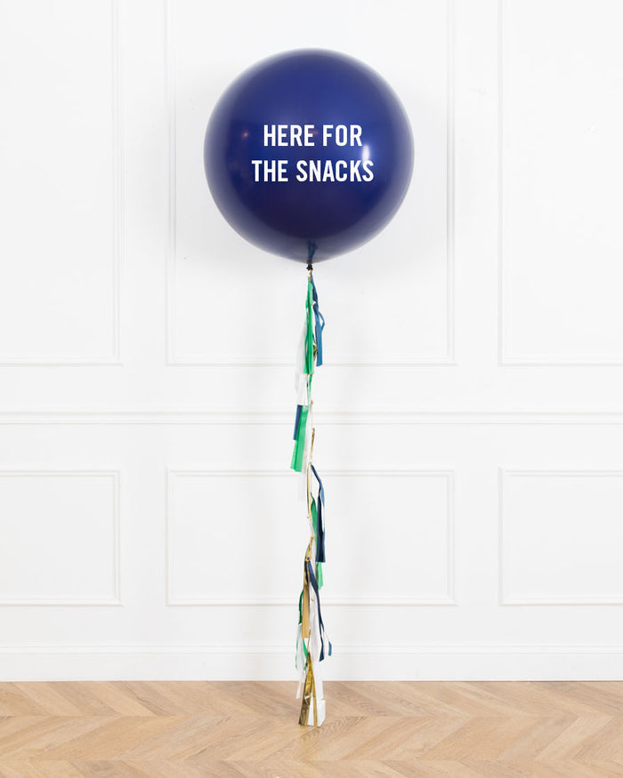 The Big Game - Here For the Snacks Giant Balloon