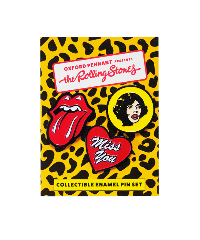 THE ROLLING STONES x OXFORD PENNANT - STONES PIN PACK