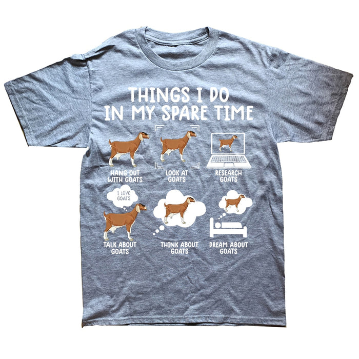 Things I Do In My Spare Time - Gifts T-shirt for Goat Lovers