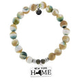 T.Jazelle Pearl Shell "HOME" New York Charm Bracelet