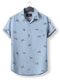 Tractor icon pattern - Button Down Shirts - myfunfarm