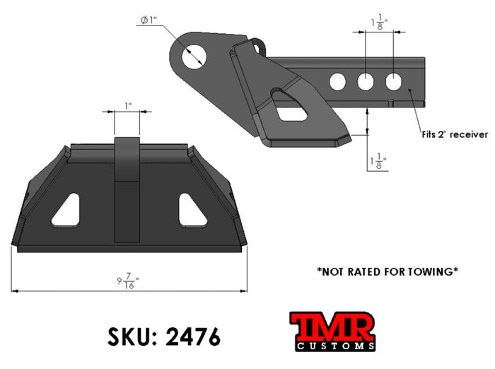Trailer Hitch Skid Plate