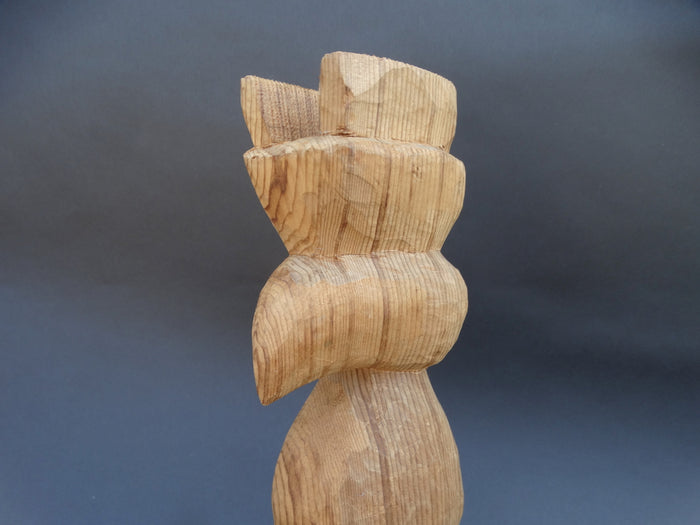 Unfinished 1950s Totem Pole