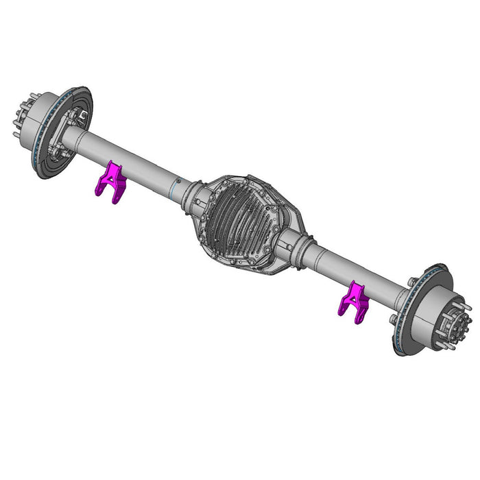 Universal DIY Traction Bar Brackets - Axle Mount (3.5" Tube)