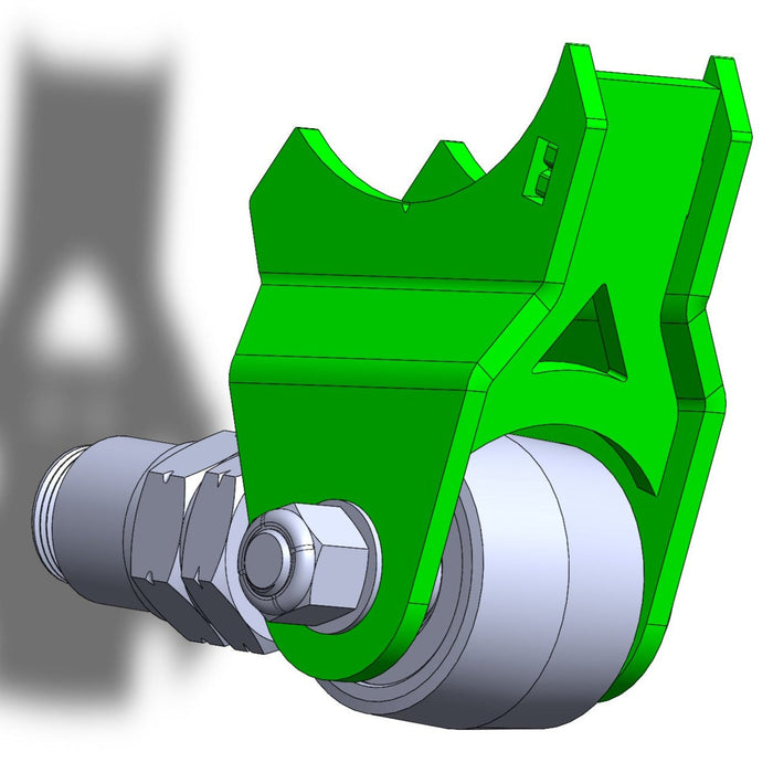 Universal DIY Traction Bar Brackets - Axle Mount (4" Tube)