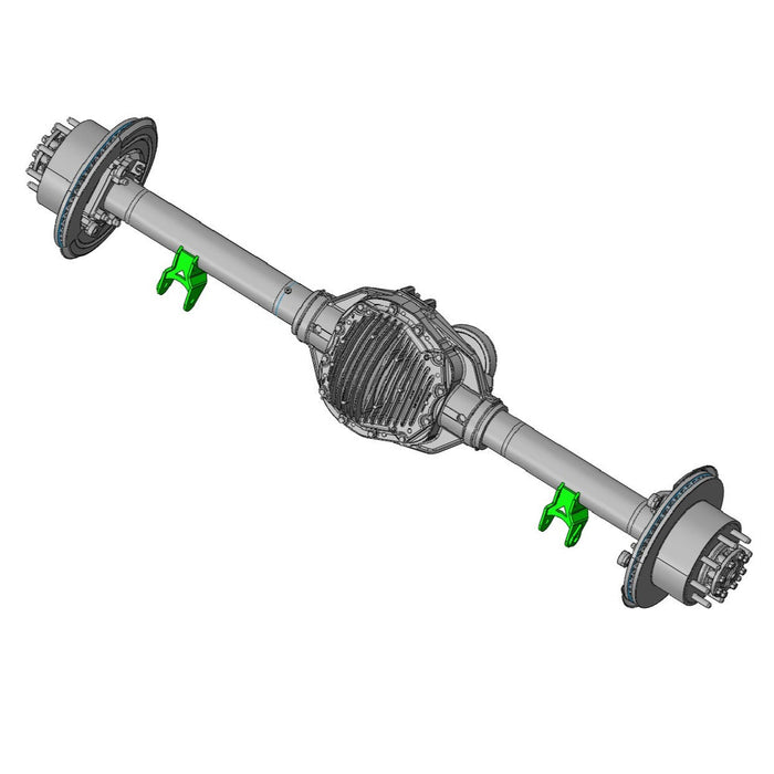 Universal DIY Traction Bar Brackets - Axle Mount (4" Tube)