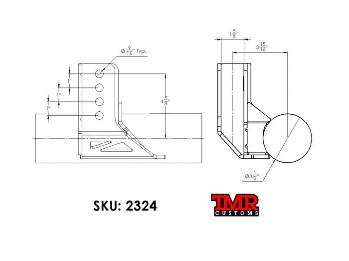 Universal Front Track Bar/Pan Hard Bar Kit