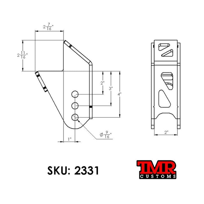 Universal Front Track Bar/Pan Hard Bar Kit