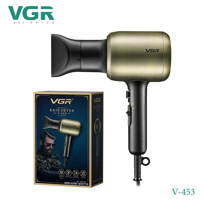 VGR V-453 Professional Hair Dryer – 2200W