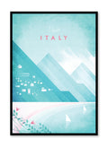 Modern minimalist travel poster by Opposite Wall with illustration of Hawaii