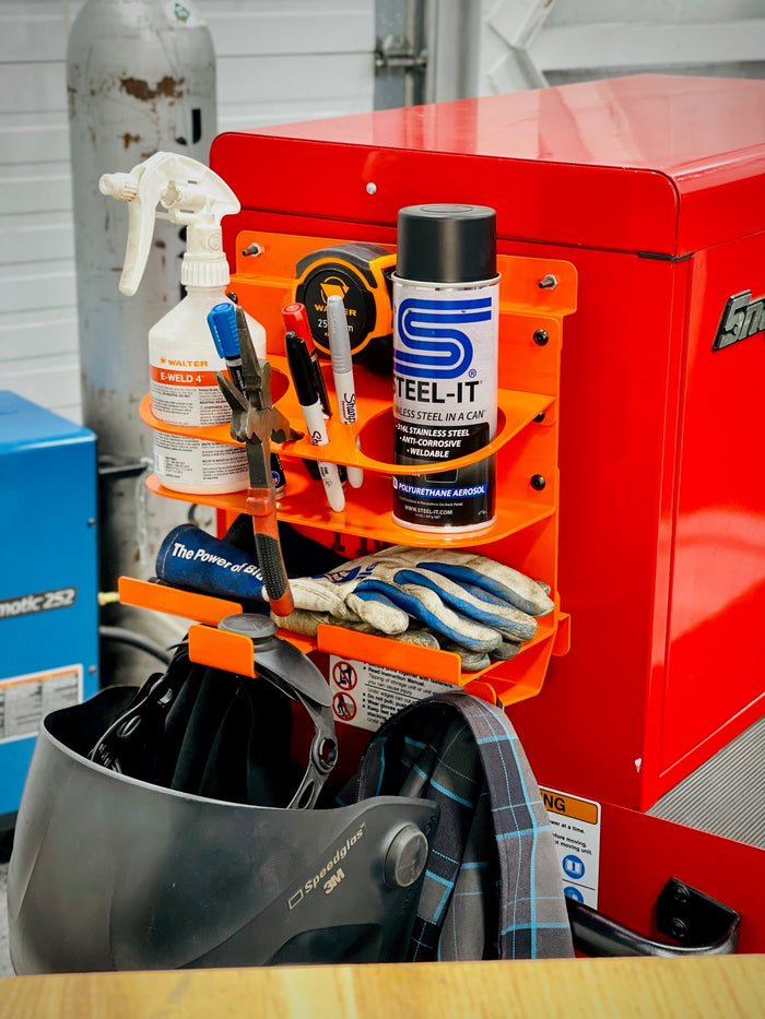 Wall Mount Weld Organizer - The Whole Shebang