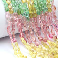 Watermelon Tourmaline 4x3mm Smooth Ovals