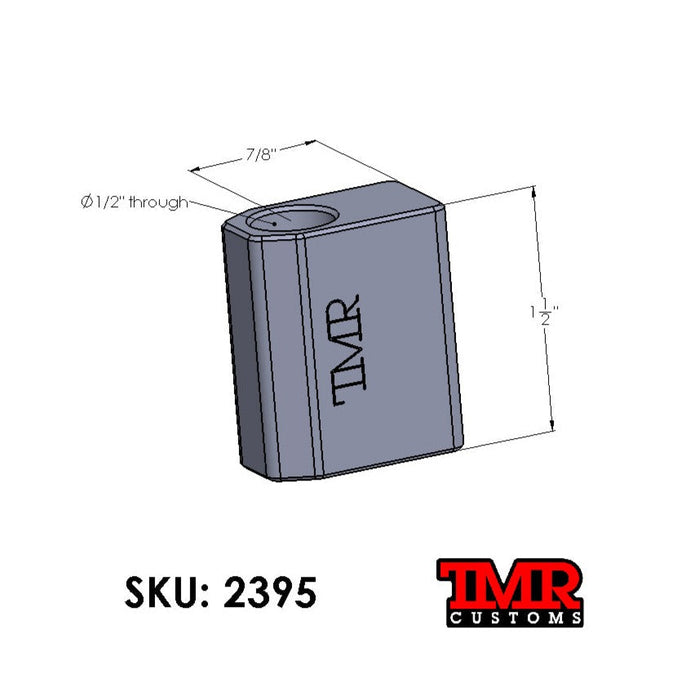 Weld Block for Limit Strap Clevis - Flat