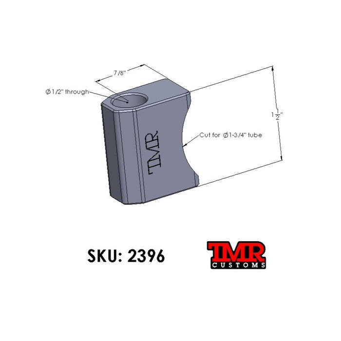Weld Block for Limit Strap Clevis - Round