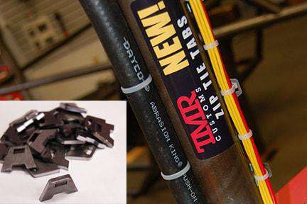 Weld On Zip Tie Tab/Cable Tie Tab - 100 PACK