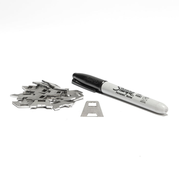 Weld On Zip Tie Tab/Cable Tie Tab - 25 PACK