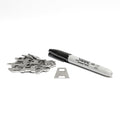 Weld On Zip Tie Tab/Cable Tie Tab - 25 PACK